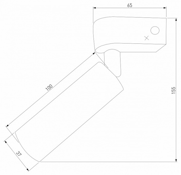 Настенный светильник 20143/1 LED черный жемчуг Eurosvet Pitch