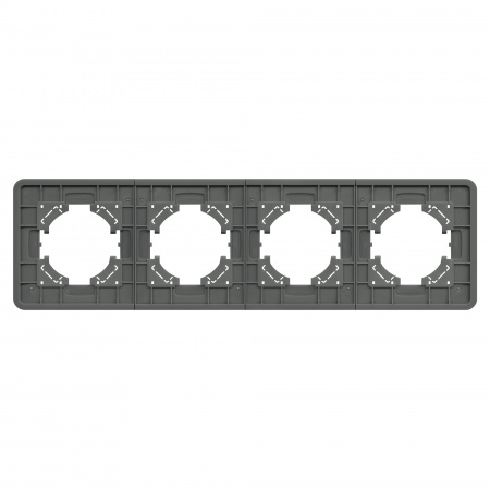 Arlight Рамка стеклянная FRM-OMALI-GS-4-GR (-)