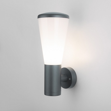 Настенный уличный светильник IP54 серый 1416 TECHNO Elektrostandard Cone a049710