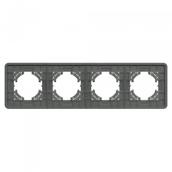 Arlight Рамка стеклянная FRM-OMALI-GS-4-GR (-)