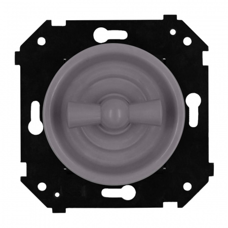 BIRONI Шедель Бриз Титан матовый Выключатель 1-кл (скрытый монтаж)