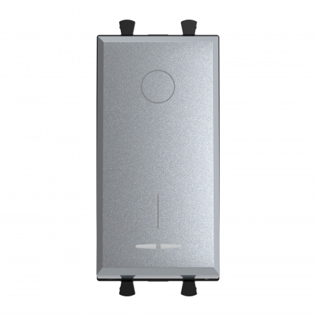 DKC Avanti Закаленная сталь Выключатель двухполюсный одноклавишный 1 модуль