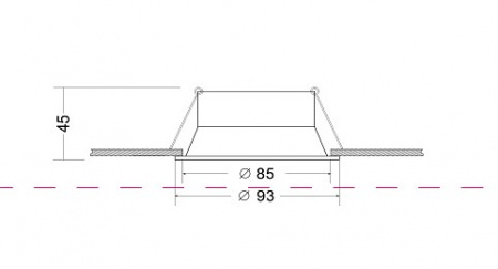 Встраиваемый светильник DL028-2-01B Maytoni Dot