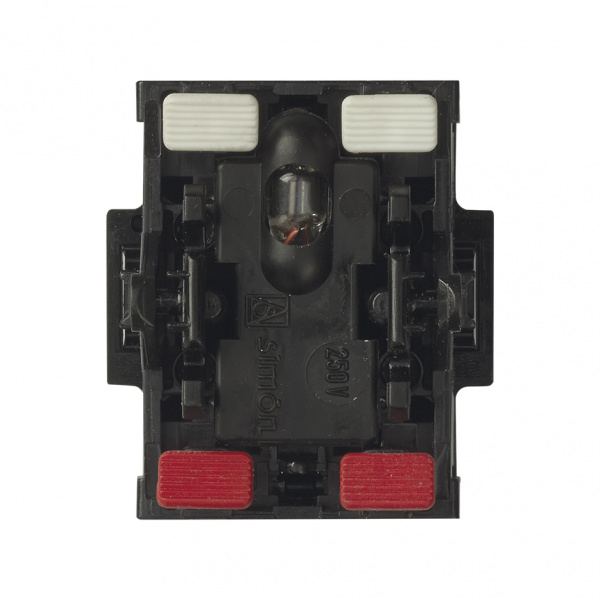 Simon 75 Мех Выключатель перекрестный 1-клавишный с подсветкой