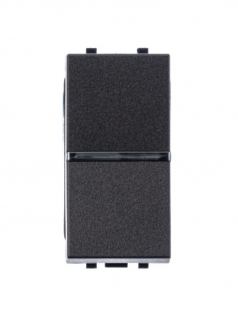 ABB NIE Zenit Антрацит Переключатель 1-клавишный 1 мод