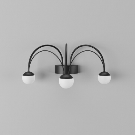 Настенный светодиодный светильник 90031/3 черный Eurosvet Ragno