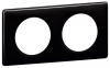 Legrand Celiane Черный глянец Рамка 2-я (2+2 мод)