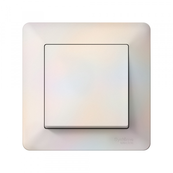 Systeme Electric AtlasDesign Air Жемчуг/дымчатый белый Рамка 1-ая