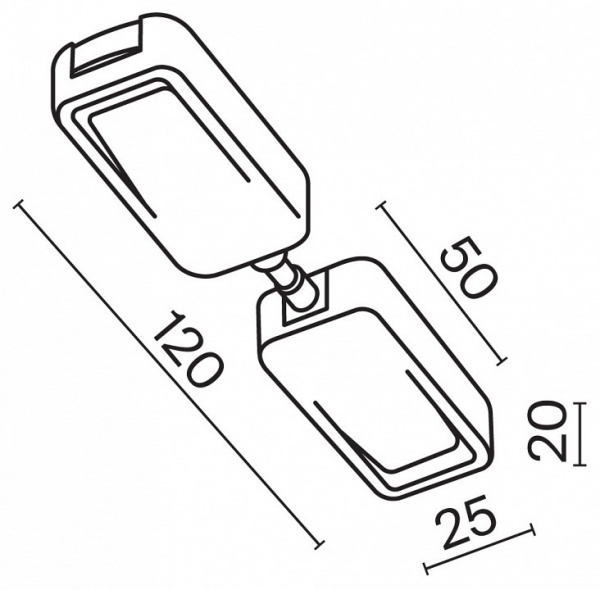 Комплектующие для встраиваемой трековой системы Technical TRA084C-W-12 Maytoni Accessories for tracks Radity