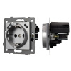 Arlight Механизм розетки с USB зарядкой SCT-MUAC-PL-GR-V (250V, 16A) (-)