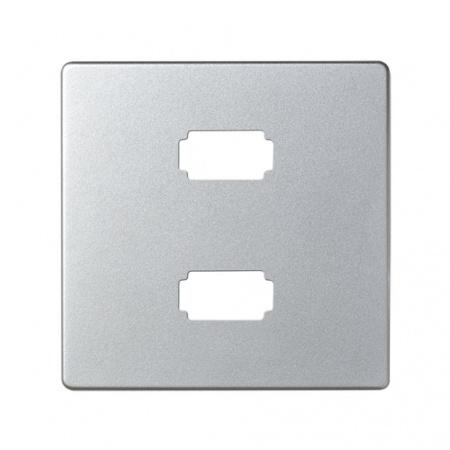 Simon 82 Detail Алюминий Накладка Розетки USB 2-ой 2.0 типа A, мама (7501090-039)