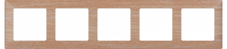 Legrand Valena LIFE Светлое дерево Рамка 5-ая