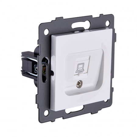 Розетка Ethernet RJ45 Cat.6, белый Kollinger REA-016WH для Aspekt, Eleganz, Reflex