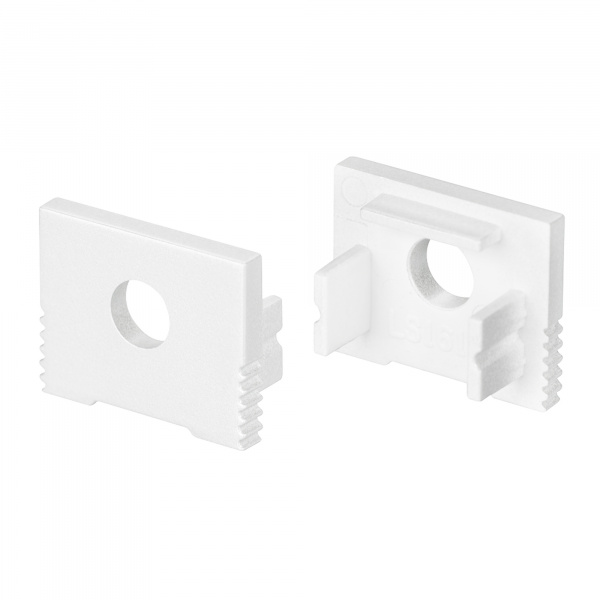 Arlight Заглушка SL-SLIM-H13M WHITE с отверстием (Пластик)