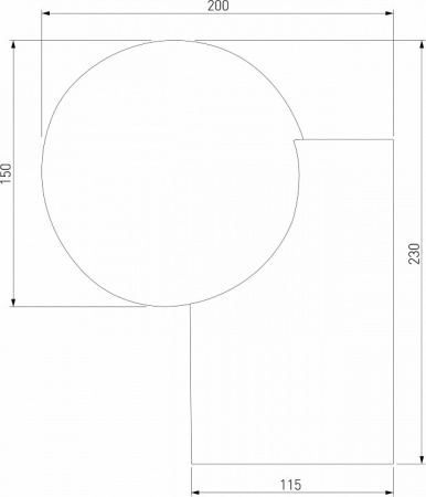 Светильник садово-парковый Gravity 35166/U черный Elektrostandard Gravity a062885