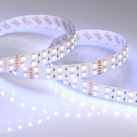 Arlight Светодиодная лента RT 2-5000 24V RGB-Day 2x2 (5060, 720 LED, LUX) (32 Вт/м, IP20)