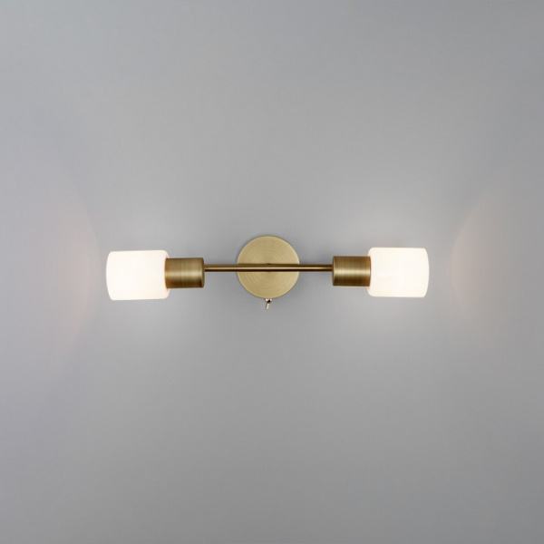 Настенный светильник с плафонами 20089/2 бронза Eurosvet Corso