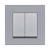 Рамка 1-постовая, стекло серый Kollinger Reflex MG RM1GY
