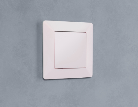 Лицевая панель ALFA (Жемчуг) заглушка для суппорта QUANT AP2160