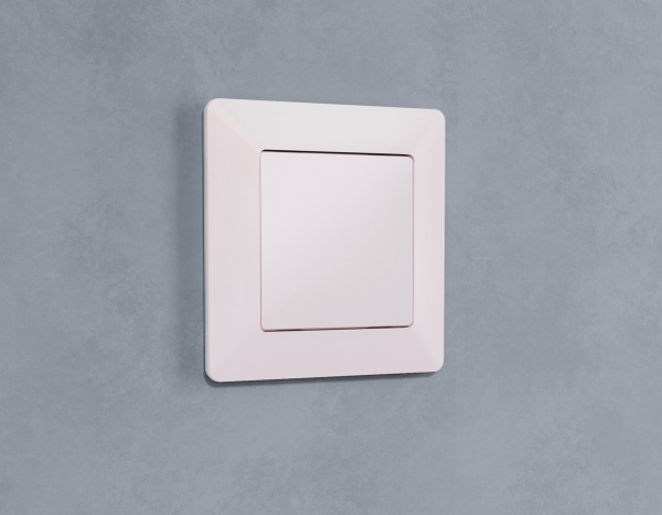 Лицевая панель ALFA (Жемчуг) заглушка для суппорта QUANT AP2160