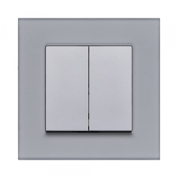 Рамка 1-постовая, стекло серый Kollinger Reflex MG RM1GY