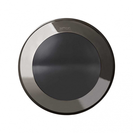 Simon 88 Сталь Рамка 1-ая круглая