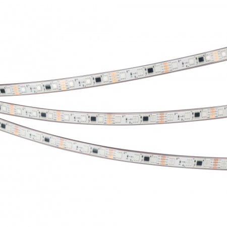 Arlight Лента герметичная SPI-PFS-B60-12mm 12V RGB-PX3-BPT (12 W/m, IP68, 5060, 5m) (бегущий огонь)