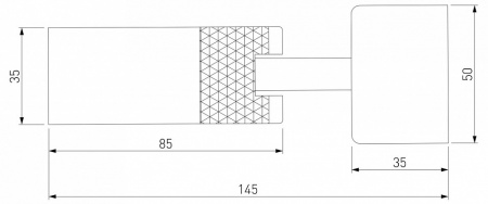 Настенный светодиодный светильник 20097/1 LED серый Eurosvet Riff