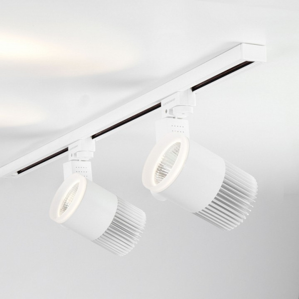 Трековый светодиодный светильник для трехфазного шинопровода Accord Белый 30W 4200K LTB43 Elektrostandard Accord a044428