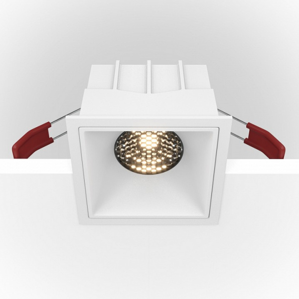 Встраиваемый светильник Downlight DL043-01-15W3K-SQ-W Maytoni Alfa