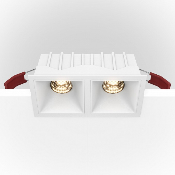 Встраиваемый светильник Downlight DL043-02-10W4K-SQ-W Maytoni Alfa