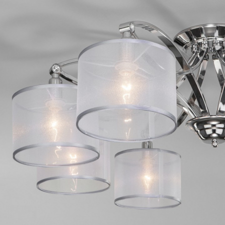 Умный потолочный светильник 60124/8 хром Eurosvet Fabiola Умный потолочный светильник 60124/8 хром Eurosvet Fabiola