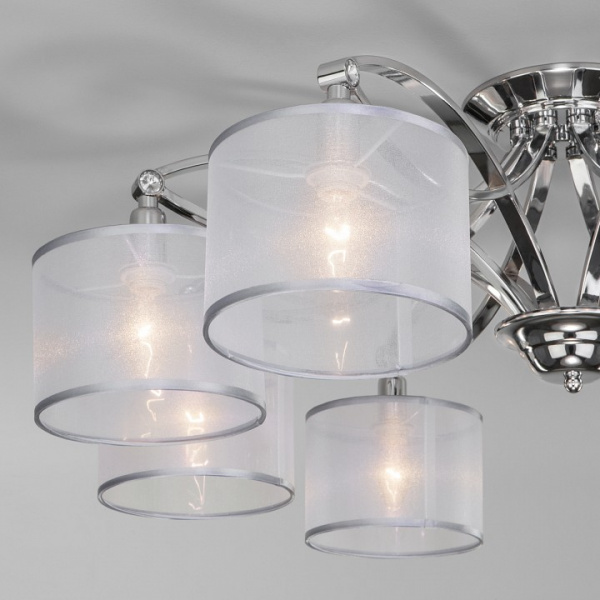 Умный потолочный светильник 60124/8 хром Eurosvet Fabiola Умный потолочный светильник 60124/8 хром Eurosvet Fabiola