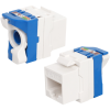 Donel Модуль Keystone Toolless RJ45, cat. 6, UTP, 180 град., белый, DECKTU6180DW