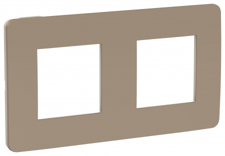 SE Unica Studio Песочная/Бежевая Рамка 2-ная