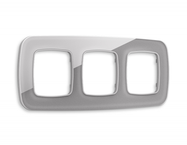 Рамка OMEGA Radian (Сталь Стекло органическое) 3-ая OF320503