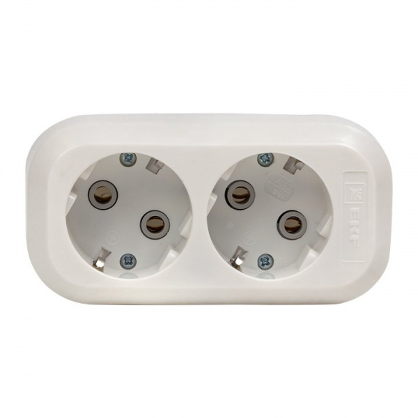 EKF PROxima Колодка 2 гн. 16А 3,5кВт с/з Эксперт