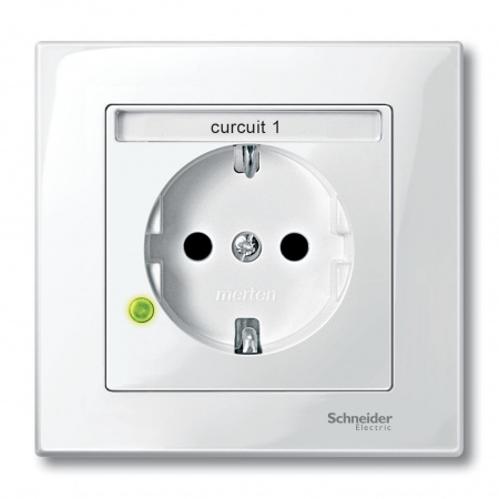 SE Merten SM M-Plan Бел глянец Рамка 1-ая