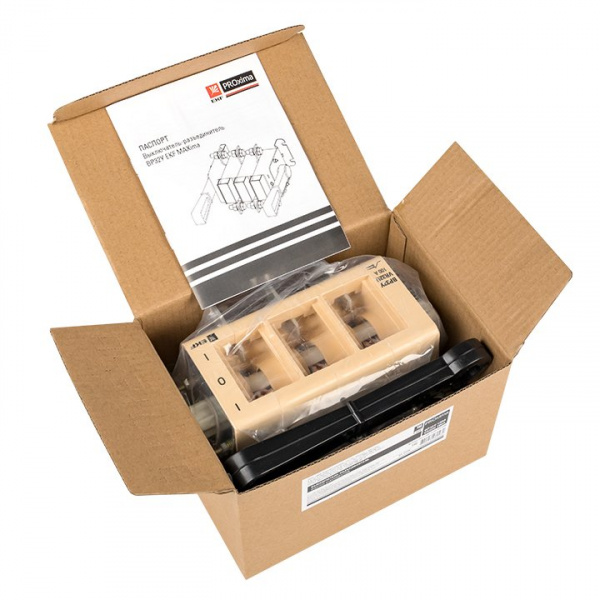 EKF PROxima Выключатель-разъединитель ВР32У-31А71220 100А 2 направ. с д/г камерами несъемная левая/правая рукоятка MAXima