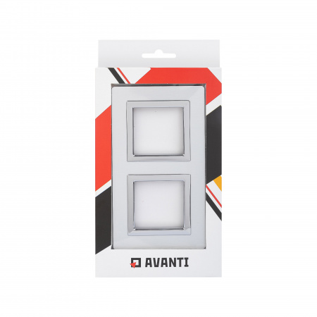 DKC Avanti Серый Алюминий Рамка 4 модуля