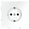 Розетка встраиваемая VOLTUM S70 с заземлением 16А, (белый матовый)