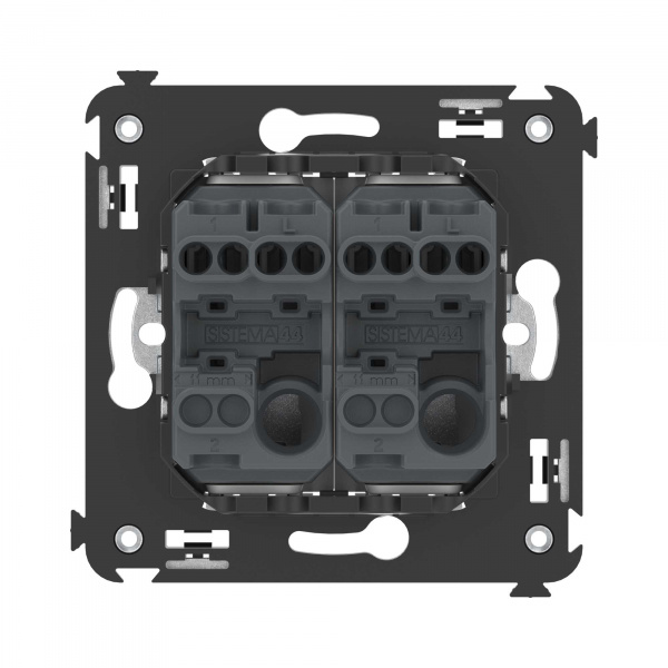 DKC Avanti Закаленная сталь Кнопка двухклавишная