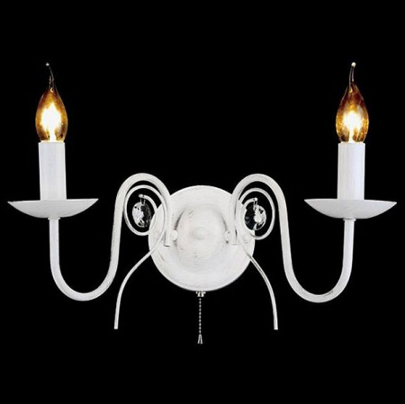 Бра в классическом стиле 60018/2 белый с золотом Eurosvet Tomas