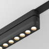 DK5308-BK Светильник для трека Air, серия Grill 3000 со светодиодом, L230*W26*H60мм, 48V DC, 12W, RA?90, 36°, 3000K, IP20, черный, алюминий