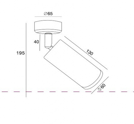Потолочный светильник C017CW-01W Maytoni Focus