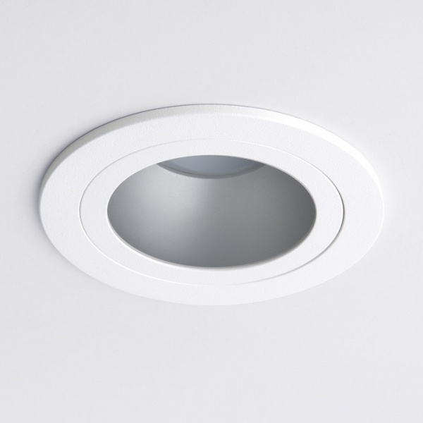 Встраиваемый точечный светильник 122 MR16 серебро/белый Elektrostandard Flood a053353