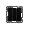 Arlight Механизм выключателя трехклавишный непроходной SWT-MK03-PL-BK-V (250V, 10A) (-)
