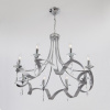 Подвесная люстра в классическом стиле 60064/8 хром Eurosvet Adelia