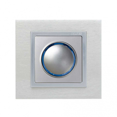 Simon 82 Алюминий Накладка светорегулятора сенсорного на 75305-, 75306-, 75315-, 75322-39 (69), S82,82N