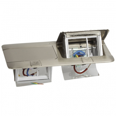 Legrand Нержавеющая сталь Блок выдвижной 8(2х4) модуля